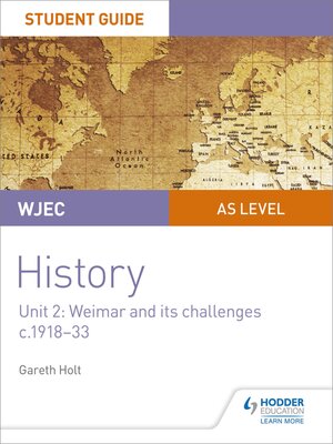 cover image of WJEC AS-level History Student Guide Unit 2